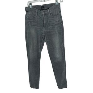 Citizens Of Humanity Rocket High-Rise Skinny Jeans. Gray Faded. Size 27.